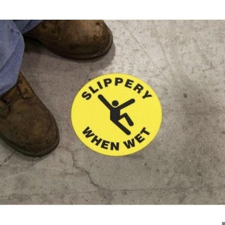 Accuform SLIPGARD FLOOR SIGN SLIPPERY MFS824 MFS824
